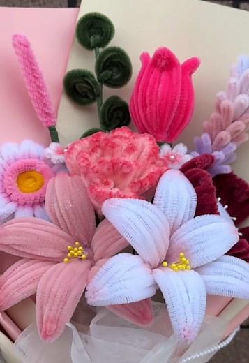 母の日に手作り花束をプレゼント💐