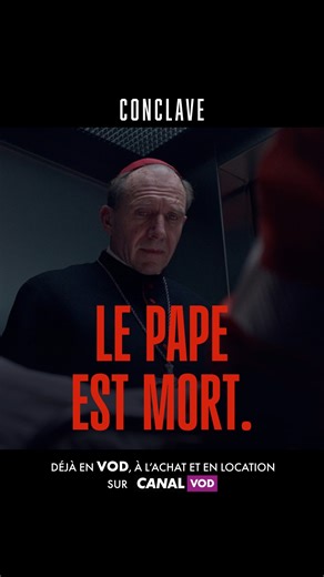 1 Oscar, 4 BAFTA, 1 Golden Globe… : Le thriller au scénario multi récompensé, déjà en VOD 🙌 "Conclave", à l'achat et en location sur Canal VOD. | AlloCiné