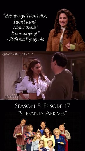 Everybody Loves Raymond | What does this mean annoying-guh!?! Happy Birthday to Alex Meneses who played the beautiful Stefania! @realalexmeneses 😂🥳🎂... | Instagram