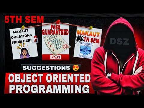 OOPS Suggestions | MAKAUT 5th Semester (DSZ)