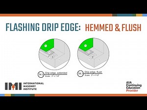 A.21 Flashing drip edge - Hemmed & flush