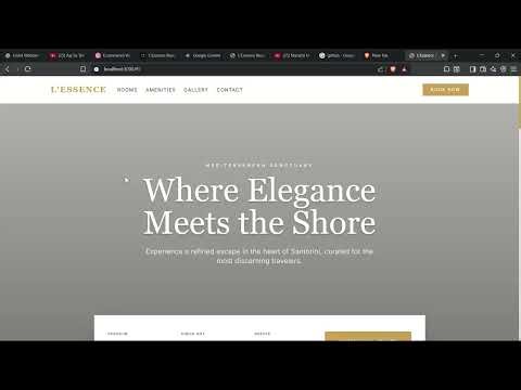 Hotel Website & Admin Dashboard UI using Angular & TypeScript