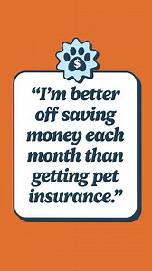 It takes just one vet bill to drain years of savings. Savings grow slowly, but vet bills don’t wait. | ASPCA Pet Health Insurance