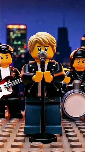 “Live LEGO Concert on the Rooftop! | Ultra Realistic LEGO Stage Build & Performance