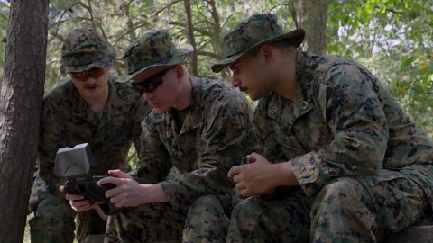 Drone Training with Marines at Quantico