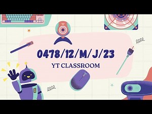 0478/12/M/J/23- IGCSE Computer Science | #YTClassroom