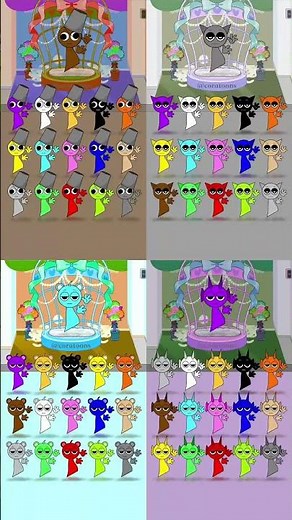 Normal Sprunki Distraction Dance | Ethena #sprunki #spinning #viralvideo #distractiondance #shorts