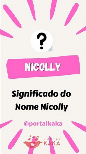 SIGNIFICADO do nome NICOLLY #shorts #nicolly