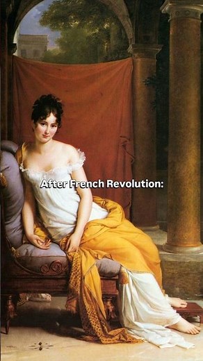 Fashion Before vs After | French Revolution #shorts #history #frenchrevolution #fashion