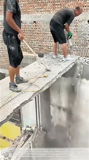 Breaking the Slab: How a Jackhammer and Sledgehammer Tear Up Concrete