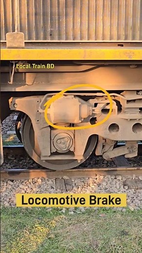 EMD Locomotive Air Brake Function. #train #engine #brake #shorts