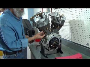 How do you disassemble the engine of the Harley Davidson Shovelhead?
