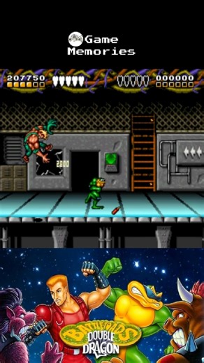 Battletoads & Double Dragon | Funny Moment | SNES Game #shorts