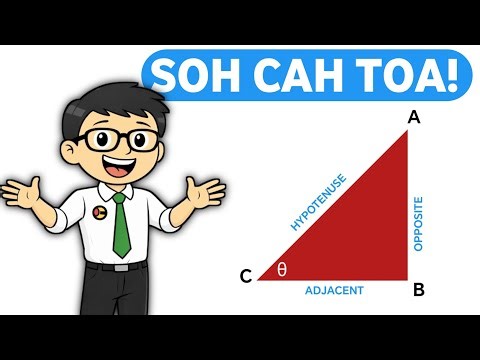 Trigonometric Ratios Made Easy | sin θ, cos θ, tan θ (SOH CAH TOA Explained)