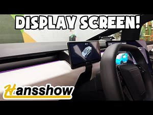 Cybertruck Dashboard FC9 Screen Install from Hansshow!