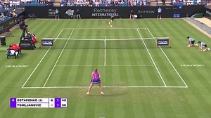 Match Highlights | Jelena Ostapenko vs Ajla Tomljanovic | WTA Rothesay International Eastbourne 2022
