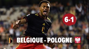 Les Diables Rouges écrasent la Pologne sur un score de tennis et lavent l'affront de la défaite des Pays-Bas