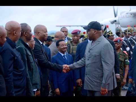 Félix Tshisekedi receives a triumphant welcome in Kikwit.