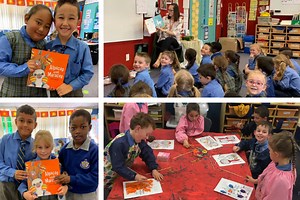 Students shake maracas with alpacas for National Simultaneous Storytime
