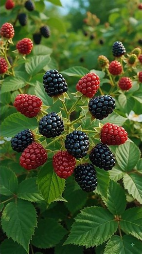 Amazing Blackberry Life Cycle 🫐🌿 | Seed to Fruit Time Lapse | #shorts