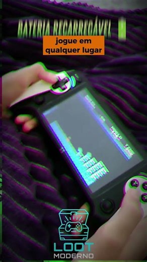 Console Portátil Retrô 🎮 +10.000 Jogos | Tela 6.5’’