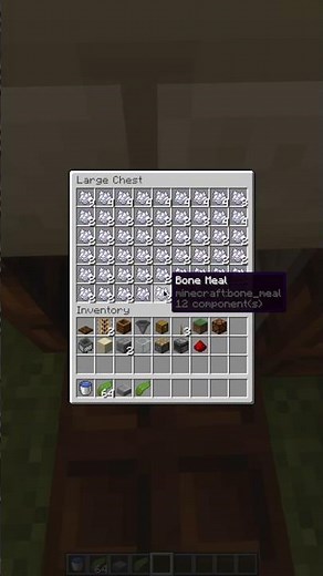 HOW TO MAKE A BONEMEAL FARM IN MINECRAFT! #minecraft #minecraftbuilding