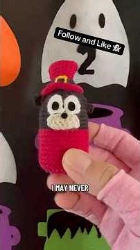 🔮 Halloween Countdown Board Day 7 – Goofy Wizard #amigurumi