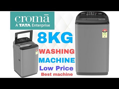 Croma 8kg Topload washing machine full Review with all programs