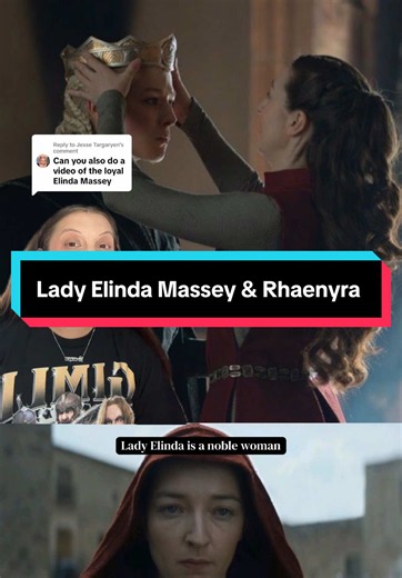 Replying to @Jesse Targaryen HOTD: Lady Elinda Massey & Rhaenyra #hotd #houseofthedragon #elindamassey #rhaenyratargaryen #housetargaryen @Game of Thrones @HBO Max @HBO Max UK & Ireland