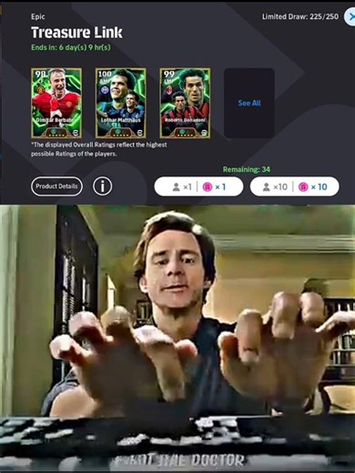 My Luck is Finished.. 34x Spins No Epics😭💔#shorts #efootball #efootball2024 #efootball2025