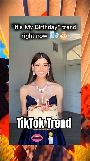 Why Is Everyone Doing The 'It's My Birthday' Trend? 🕯️👄 (TikTok Trend) 🥀😭
