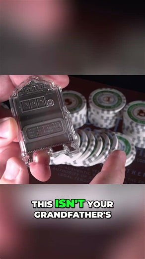 Museum Artifact Turned Pure Silver Coin: Liberty Bell Slot Tribute! #shorts