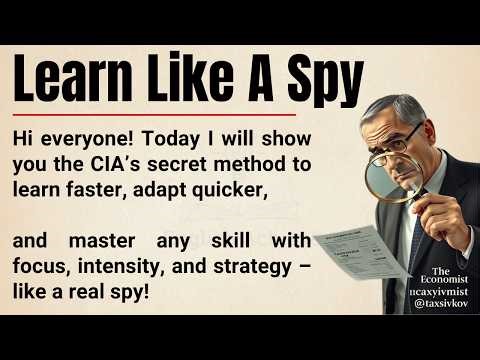 Learn Like a Spy: The CIA’s Secret Method to Learn Faster (It Works Scary Fast)
