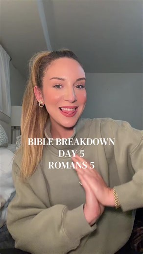 Day 5// Romans 5 🫶🏼✨ #bible #biblestudywithme #biblestudy #christiantiktok #christian