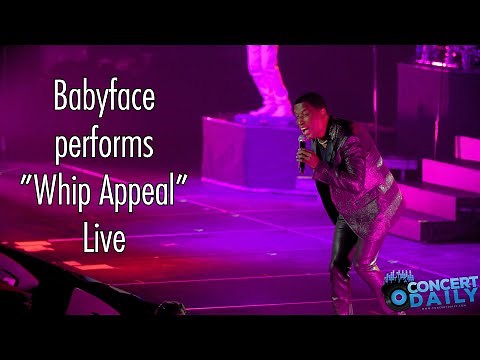 Kenny "Babyface" Edmonds performs "Whip Appeal" live; Full Circle Tour Baltimore