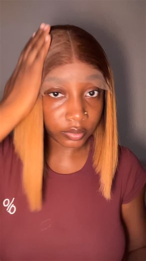 Morounfoluwa Fagbore | 2tone Brown and Blonde😍 SPEC: 200gram SDD Vietnamese bone straight with 5by5 closure Length: 10inches Price: 245,000 Other lengths... | Instagram