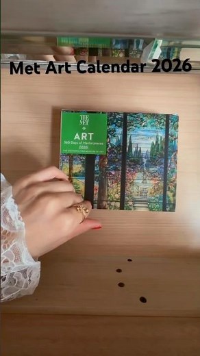 Unboxing Met Art Calendar 2026📅 #shors #shortsviral #Metart #art