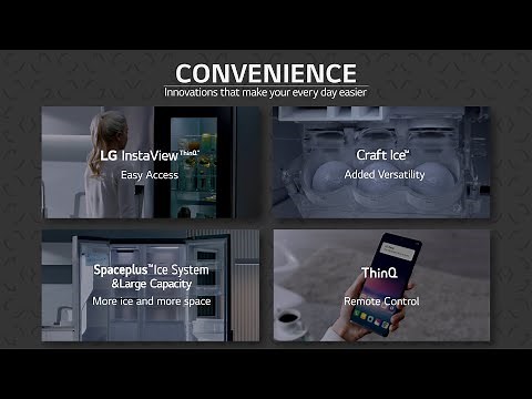 LG Side-by-Side Refrigerator | Intelligent App Control with LG ThinQ™ | LG