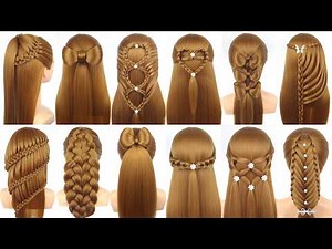 20 Simple & Amazing Hairstyles | Easy Unique Hair Tutorial for Party & Wedding