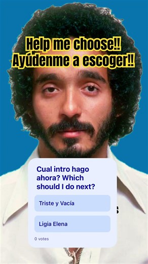 Vote for the next intro! Voten por el próximo intro!