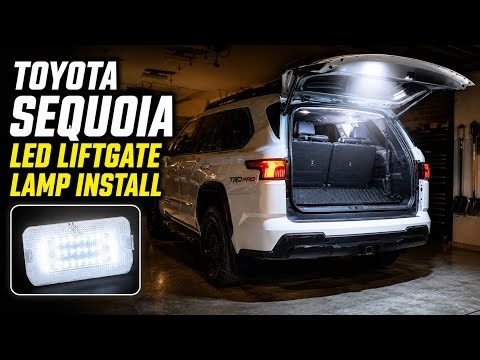 2023-2026 Toyota Sequoia LED Liftgate Lamp Install | Rear Hatch Light Upgrade