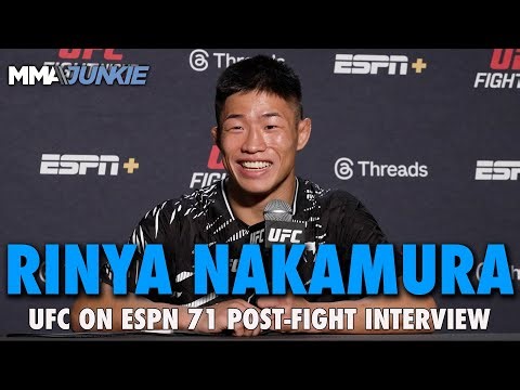 Rinya Nakamura says 62-second TKO win fuelled by move to ATT | UFC Vegas 108