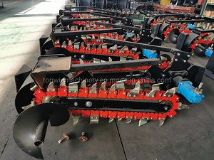 [Hot Item] Single or Double Type Trencher for Tractor, Chain Trencher Machine