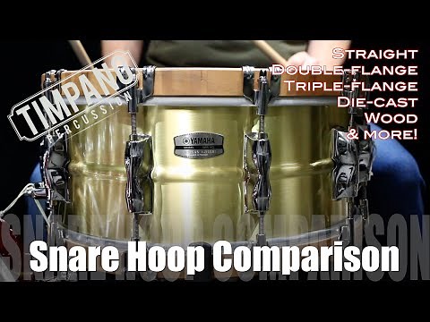 ULTIMATE Snare Hoop Comparison: Straight, Double-flange, Triple-flange, Die-cast, Wood & more!