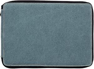 Speedball Art Products Canvas Pencil Case Holds Up To 120 Pencils, Steel Blue