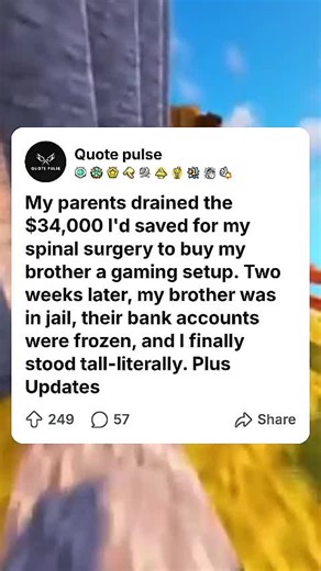Parents Spent Savings on Gaming Setup, Brother Jailed