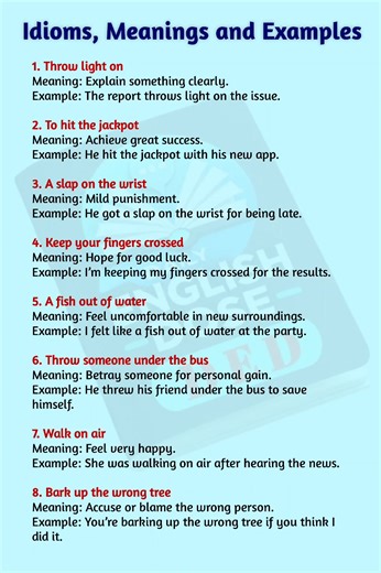 Most Helpful English Idioms with Meanings and Examples #learnenglish #idioms #vocabulary | Daily English Dose