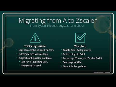 Navigating Transition: From Syslog and Logstash to Cribl - Chanda Pulliam, Synopsys