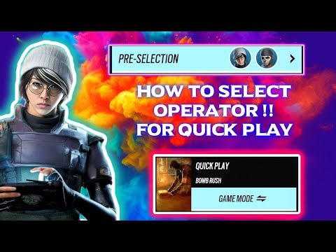 The Secret to Picking Your Operator FIRST in R6 Mobile & Quick Play Tips