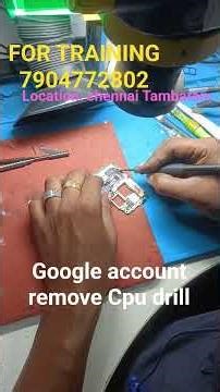 Oppo F29 pro Frp lock cpu drill in F64 box # Training #tambaram